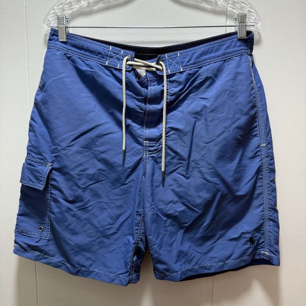 Polo Ralph Lauren Men's Medium Swim Trunks Volley Board Shorts Mesh‎ Lined
